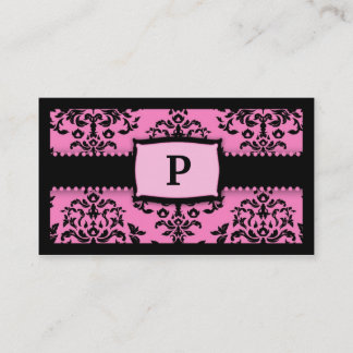 Cartão De Visita 311-MonogramIcing no bolo - Liquorice 2