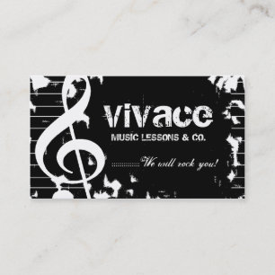CARTÃO DE VISITA 311-MUSICAL MAESTROS - GRUNGE