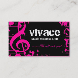 Cartão De Visita 311-MUSICAL MAESTROS - ROSA do GRUNGE HOTT