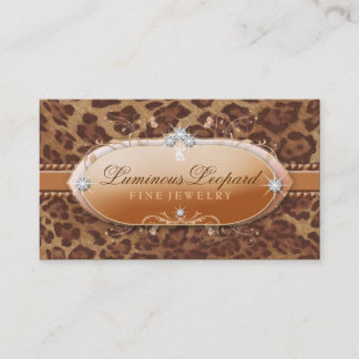 Cartão De Visita 311 o leopardo luminoso