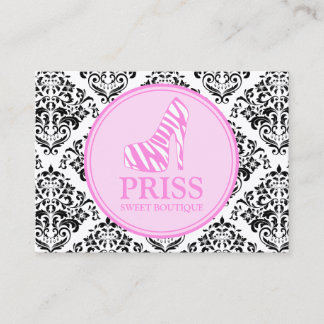 Cartão De Visita 311 senhorita Priss Zebra Salto