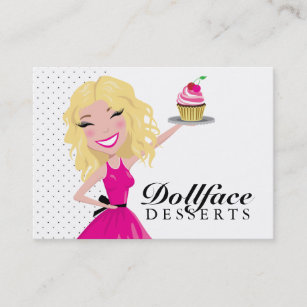 Cartão De Visita 311 sobremesas Blondie 3,5 x 2 de Dollface