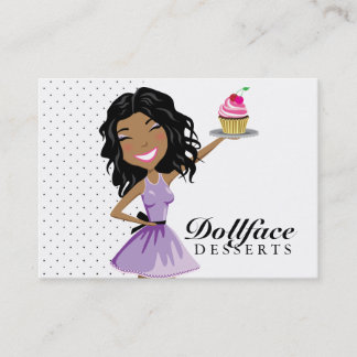Cartão De Visita 311 sobremesas Ebonie 3,5 x 2 de Dollface