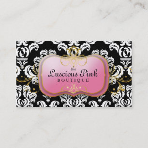 Cartão De Visita 311-The preto cor-de-rosa gostoso da placa  