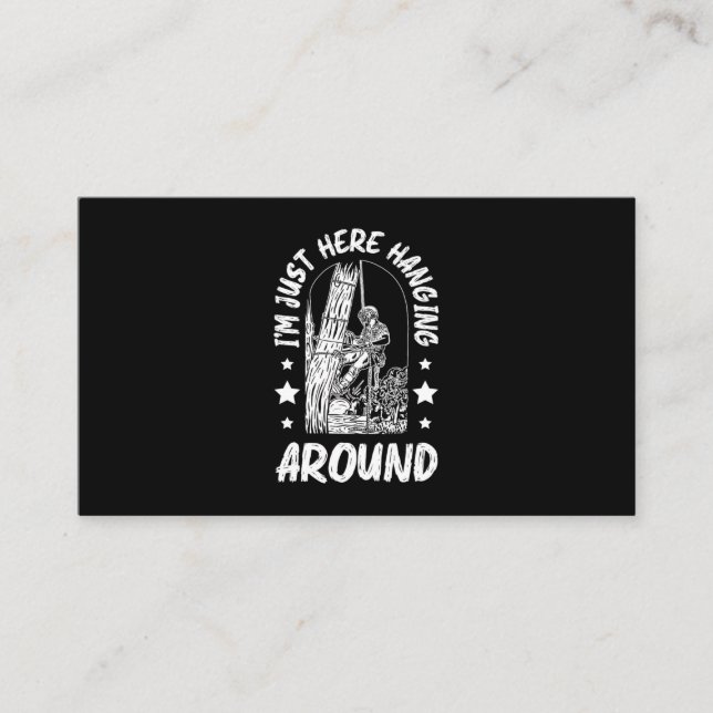 Cartão De Visita 31.Arborist for a Tree trimmer (Frente)