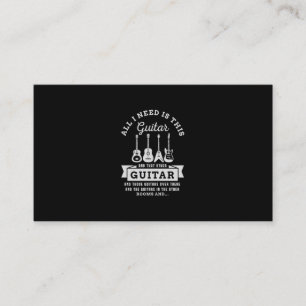 Cartão De Visita 39.Tudo Que Preciso É Dessa Violão E Aquela Outra