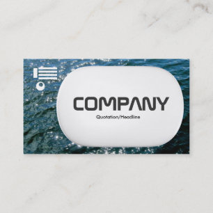 Cartão De Visita 3d Lozenge - Água espumante 01