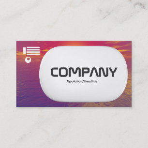 Cartão De Visita 3d Lozenge - Sunrise