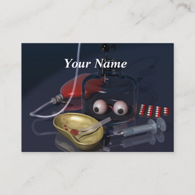 Cartão De Visita 3DCG japanese horror (Frente)