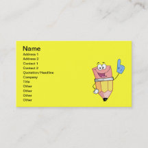 4766 FELIZ LÁPIS DA ESCOLA DE CARTOON