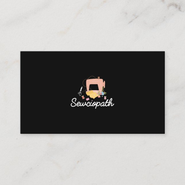 Cartão De Visita 48.Roupa de costura (Frente)