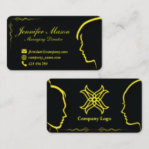 Cartão de visita 53 Silhouette Estilado