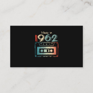 Cartão De Visita 60 presentes de aniversário feitos em cassete de 