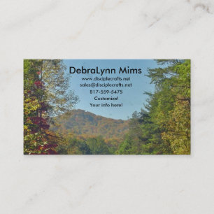 Cartão de visita 6 da amostra