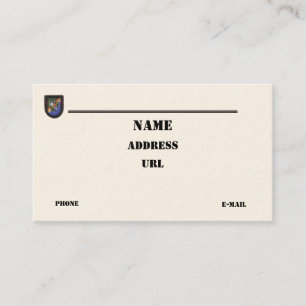 Cartão De Visita 75º Regimento Ranger Rangers, sistema de veterano