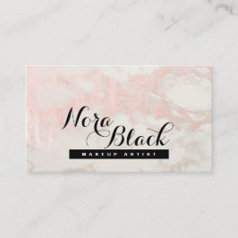 Cartão De Visita A Artista Eyelash Lashes Brilha Rosa Rosa Rosa Ros