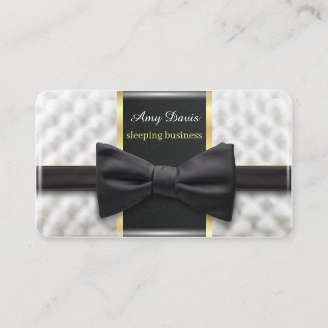 Cartão De Visita A borboleta negra da indústria do sono (Frente)