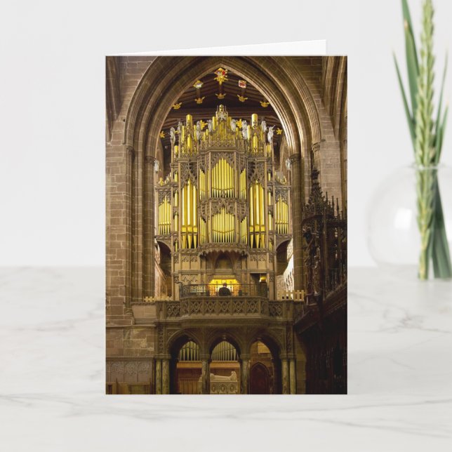 Cartão de visita à Catedral de Chester (Frente)
