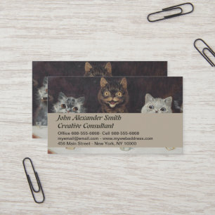 Cartão De Visita A Celebração de Solteirice do Gato