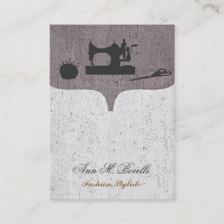 Cartão De Visita A costureira espirituoso