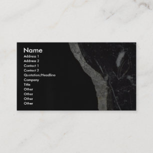 Cartão De Visita A falha rocha sólida de Andrea