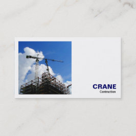Cartão De Visita A foto quadrada (v2) - Crane a construção