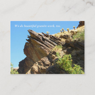 Cartão De Visita A instalação & reparo da fabricação do mármore &