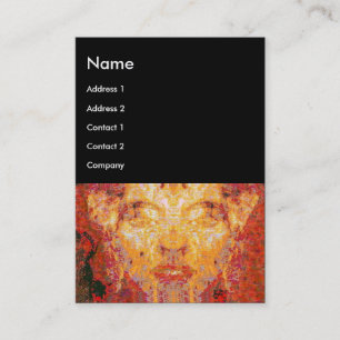 Cartão De Visita A matéria não importa a máscara frontal em vermelh