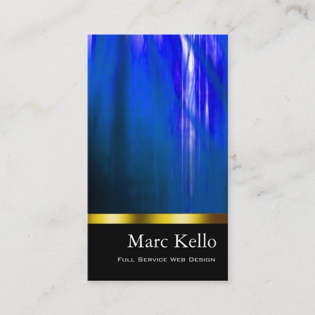 Cartão de visita à moda (multifacetado) - "Lumina (Frente)