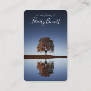 Cartão De Visita A oração carda a reflexão bonita de de luxe