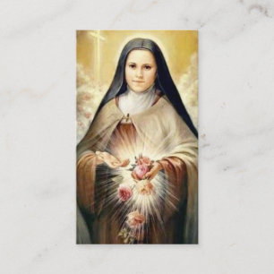 Cartão De Visita A oração carda a rua Therese de