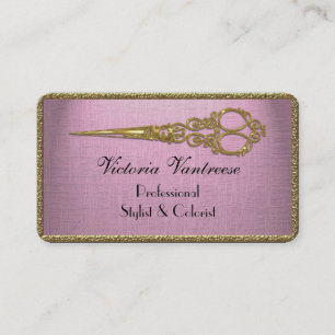 Cartão De Visita A pétala Velmont de Elles Scissor o profissional