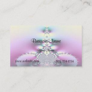 Cartão De Visita A Piscina Fractal