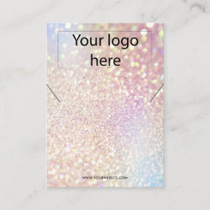 Cartão De Visita A placa de vídeo do colar de joias do logotipo