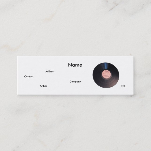 Cartão de visita A&R (Frente)