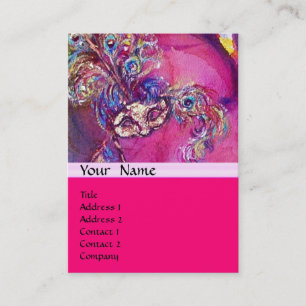 Cartão De Visita A TERCEIRA MÁSCARA / Figurino Designer , Artista 