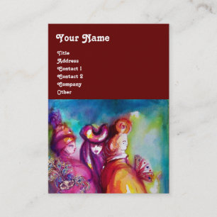 Cartão De Visita A TERCEIRA MÁSCARA / Figurino Designer , Artista d