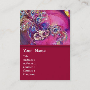 Cartão De Visita A TERCEIRA MÁSCARA / Figurino Designer , Artista d