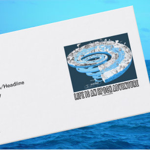 Cartão De Visita A Vida É Uma Aventura Epoch (Tempo Geológico)