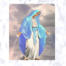 A Virgem Maria Memare Prayer Card