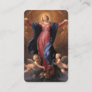 Cartão De Visita A Virgem Maria Pressuume Prayer Card