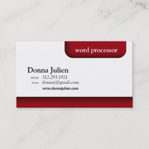 Cartão De Visita Aba moderna fresca DIY MULTIFACETADO do arquivo