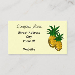 Cartão De Visita Abacaxi