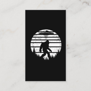 Cartão De Visita Abdução Da Alienígena Do Pé-Grande Retrô Com Vent