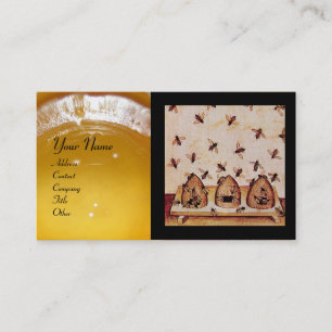 CARTÃO DE VISITA ABELHA DE MEL, APICULTURA, APIARISTA DE CARNE