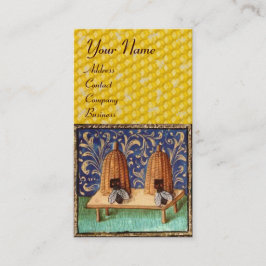 CARTÃO DE VISITA ABELHA DE MEL, APICULTURA, MONOGRAMA DE MELHOR