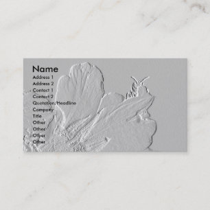 Cartão De Visita Abelha no design das pétalas da flor