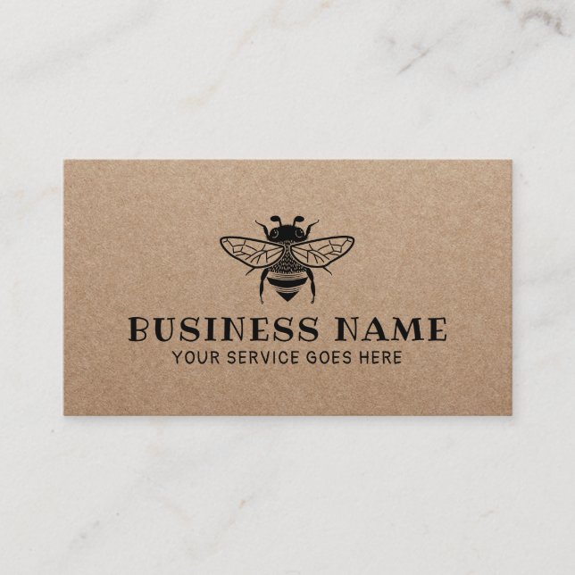 Cartão De Visita Abelhas-Fazenda-de-mel (Frente)