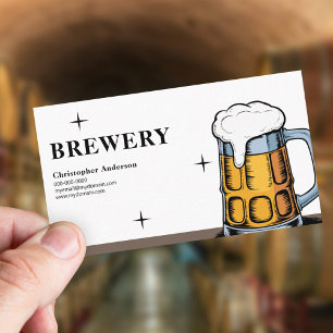 Cartão De Visita Abóbora-De-Mão - Cervejaria