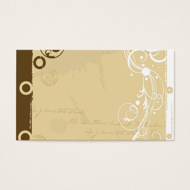 Cartão de visita abstrato (Frente)